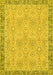 Oriental Yellow Traditional Rug, abs2675yw