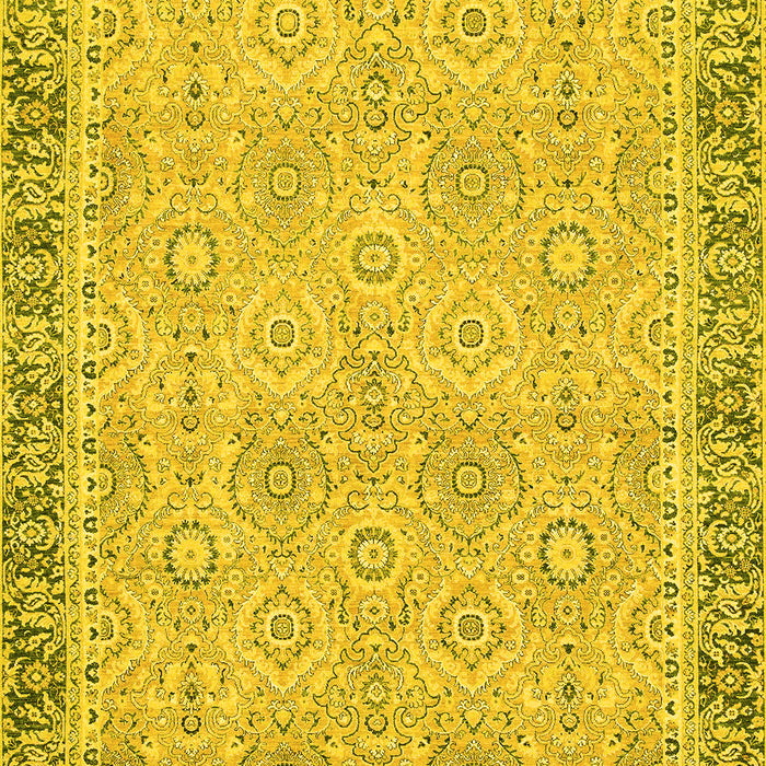 Oriental Yellow Traditional Rug, abs2675yw