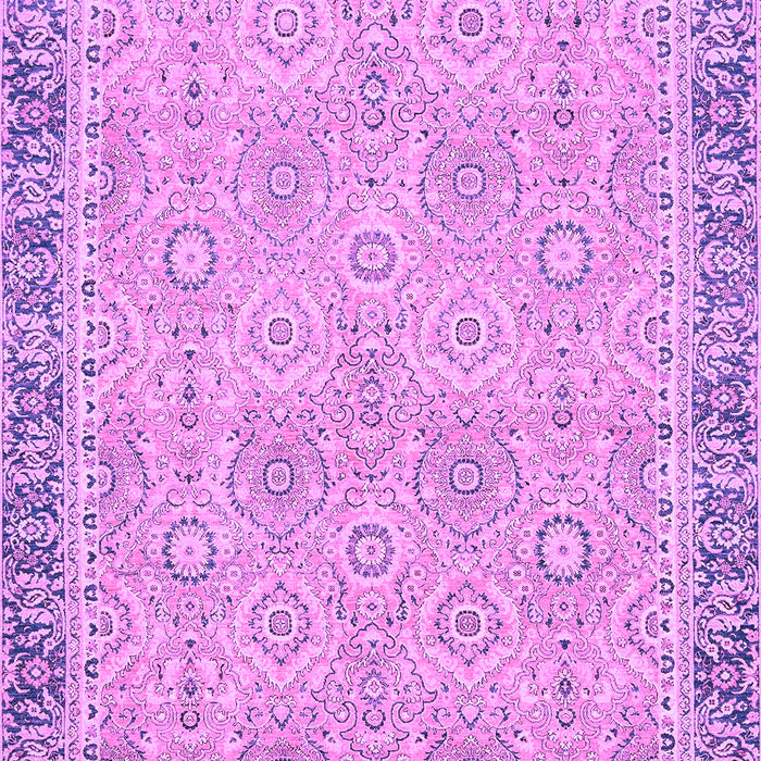 Machine Washable Oriental Purple Traditional Area Rugs, wshabs2675pur
