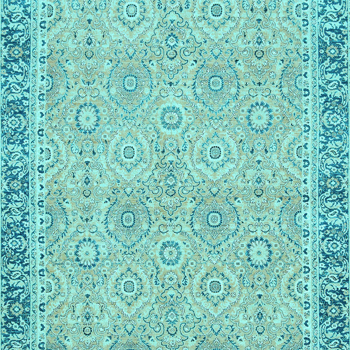 Oriental Light Blue Traditional Rug, abs2675lblu