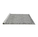 Sideview of Machine Washable Oriental Gray Traditional Rug, wshabs2675gry