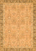 Machine Washable Oriental Orange Traditional Area Rugs, wshabs2675org