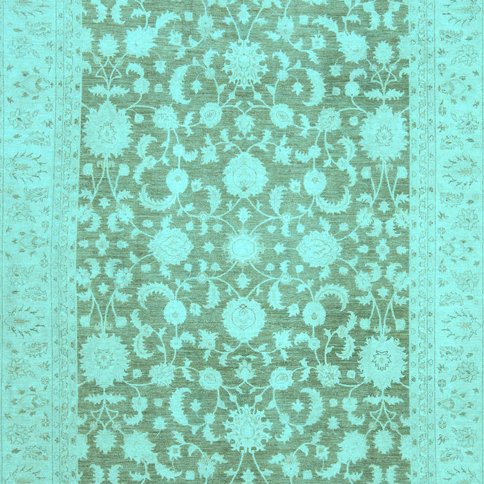 Oriental Light Blue Traditional Rug, abs2676lblu