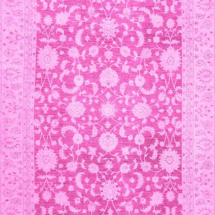 Machine Washable Oriental Pink Traditional Rug, wshabs2676pnk