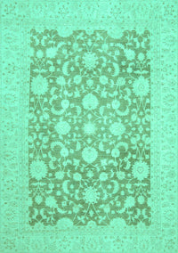 Oriental Turquoise Traditional Rug, abs2676turq