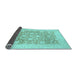 Sideview of Oriental Light Blue Traditional Rug, abs2676lblu