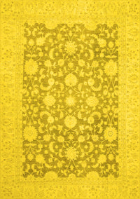 Oriental Yellow Traditional Rug, abs2676yw