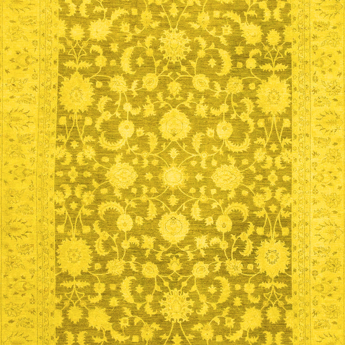 Oriental Yellow Traditional Rug, abs2676yw