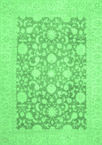 Oriental Emerald Green Traditional Rug, abs2676emgrn