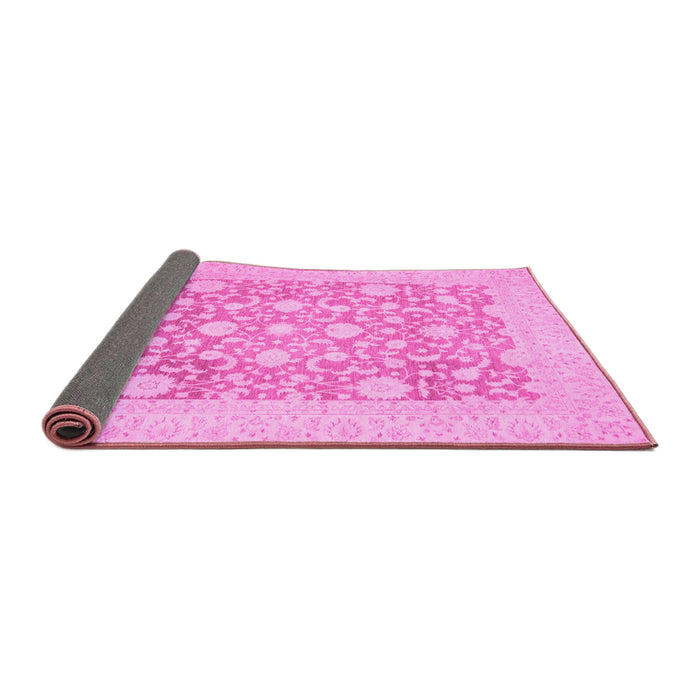 Sideview of Oriental Pink Traditional Rug, abs2676pnk