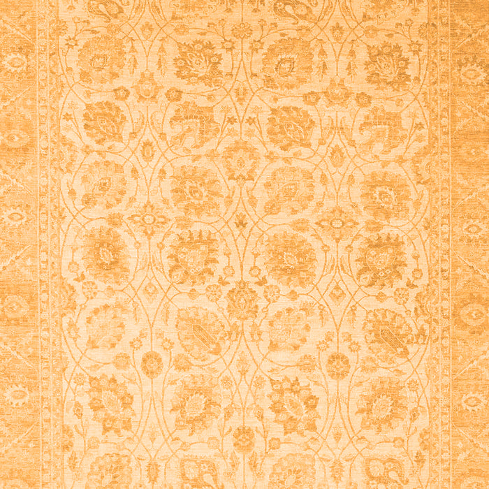 Oriental Orange Traditional Rug, abs2677org