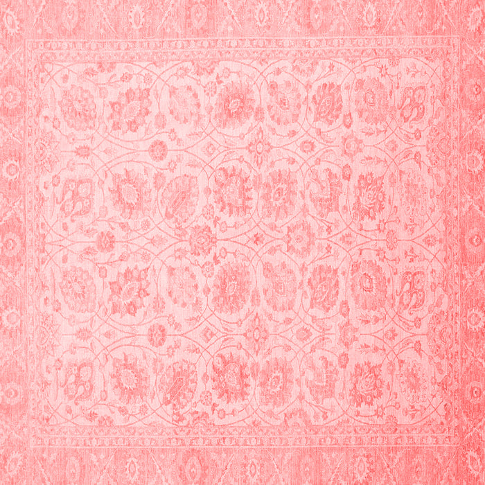 Machine Washable Oriental Red Traditional Rug, wshabs2677red