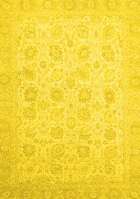 Oriental Yellow Traditional Rug, abs2677yw