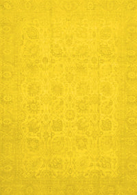 Oriental Yellow Traditional Rug, abs2678yw