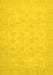 Oriental Yellow Traditional Rug, abs2678yw