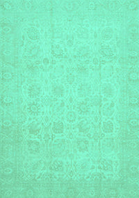 Oriental Turquoise Traditional Rug, abs2678turq