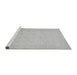 Sideview of Machine Washable Oriental Gray Traditional Rug, wshabs2678gry