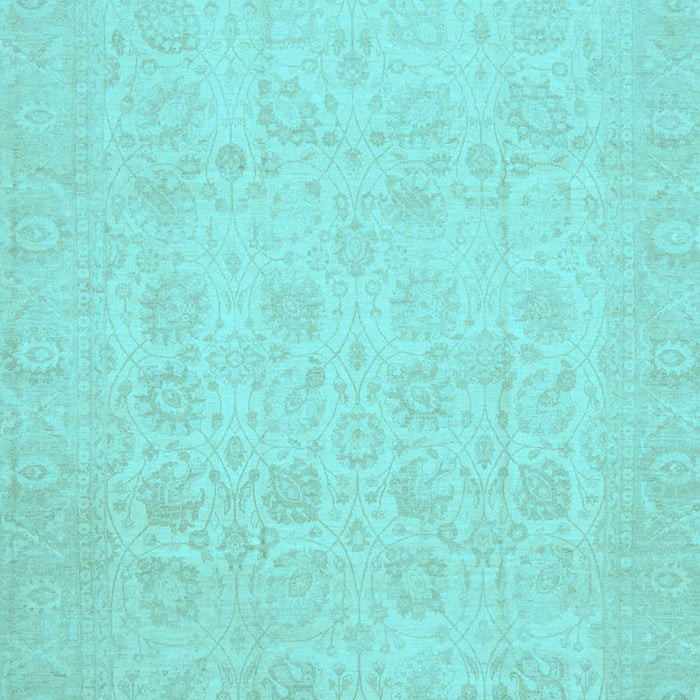 Machine Washable Oriental Light Blue Traditional Rug, wshabs2678lblu