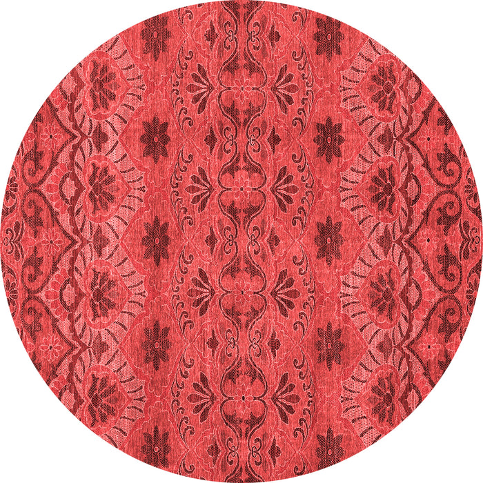 Machine Washable Abstract Red Modern Rug, wshabs2679red