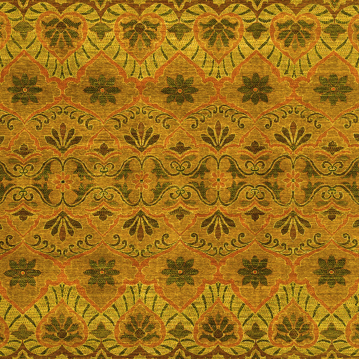 Abstract Yellow Modern Rug, abs2679yw