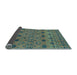 Sideview of Abstract Light Blue Modern Rug, abs2679lblu