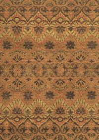 Abstract Brown Modern Rug, abs2679brn