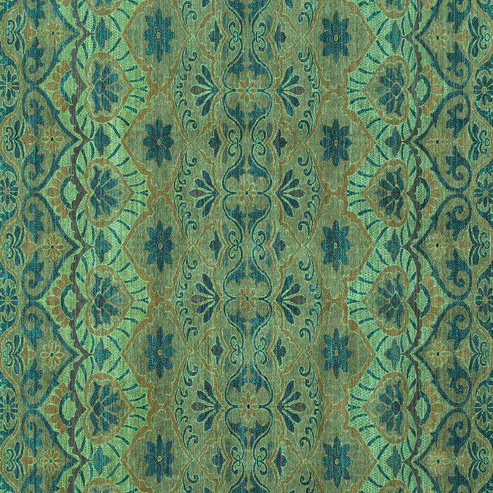 Square Abstract Turquoise Modern Rug, abs2679turq