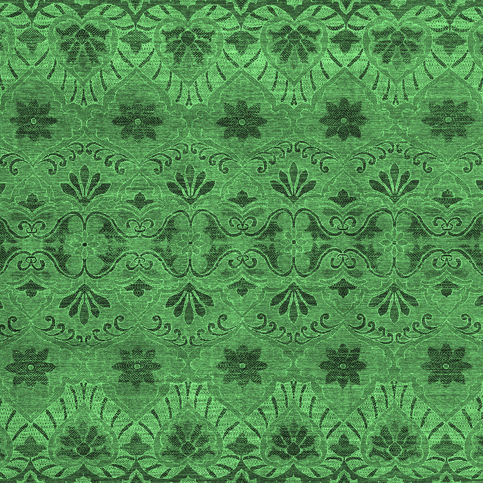 Abstract Emerald Green Modern Rug, abs2679emgrn