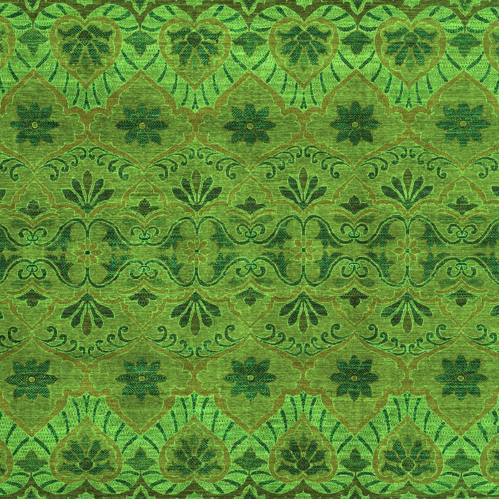 Machine Washable Abstract Green Modern Area Rugs, wshabs2679grn