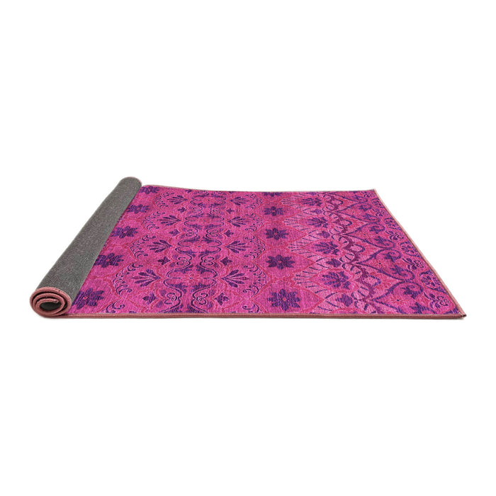 Sideview of Abstract Pink Modern Rug, abs2679pnk