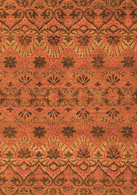 Abstract Orange Modern Rug, abs2679org