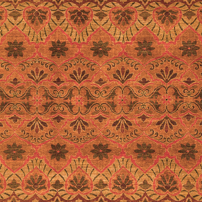 Abstract Orange Modern Rug, abs2679org