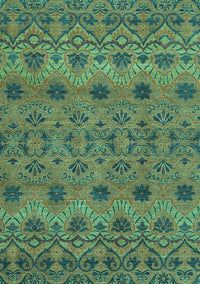 Abstract Turquoise Modern Rug, abs2679turq