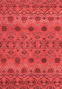 Abstract Red Modern Rug, abs2679red