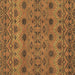 Square Abstract Brown Modern Rug, abs2679brn