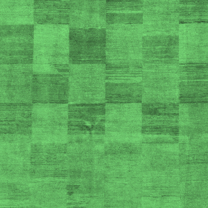 Machine Washable Oriental Emerald Green Modern Area Rugs, wshabs267emgrn