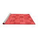 Modern Red Washable Rugs