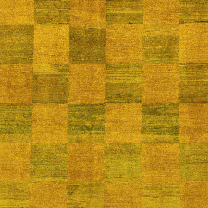 Oriental Yellow Modern Rug, abs267yw