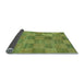 Sideview of Oriental Light Blue Modern Rug, abs267lblu