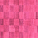 Square Oriental Pink Modern Rug, abs267pnk