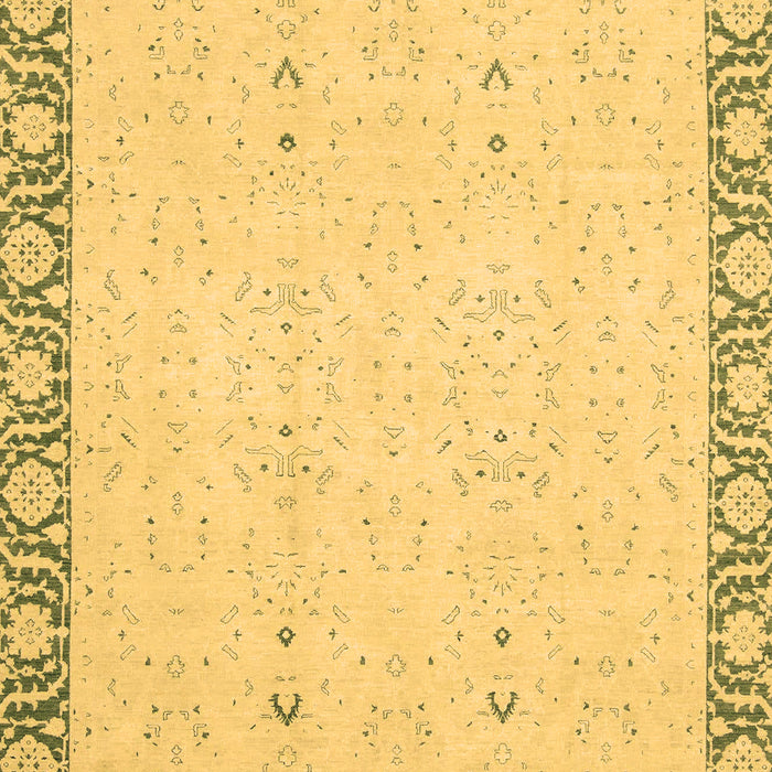 Machine Washable Oriental Brown Traditional Rug, wshabs2680brn