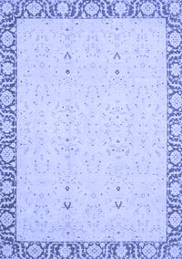 Oriental Blue Traditional Rug, abs2680blu