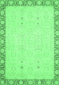 Oriental Emerald Green Traditional Rug, abs2680emgrn