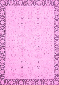 Oriental Pink Traditional Rug, abs2680pnk