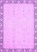 Machine Washable Oriental Purple Traditional Area Rugs, wshabs2680pur