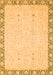 Machine Washable Oriental Orange Traditional Area Rugs, wshabs2680org