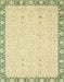 Abstract Avocado Green Oriental Rug, abs2680