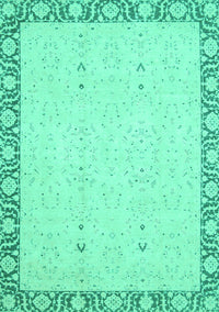 Oriental Turquoise Traditional Rug, abs2680turq