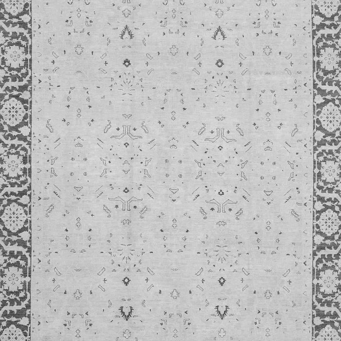 Machine Washable Oriental Gray Traditional Rug, wshabs2680gry