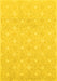 Oriental Yellow Traditional Rug, abs2681yw